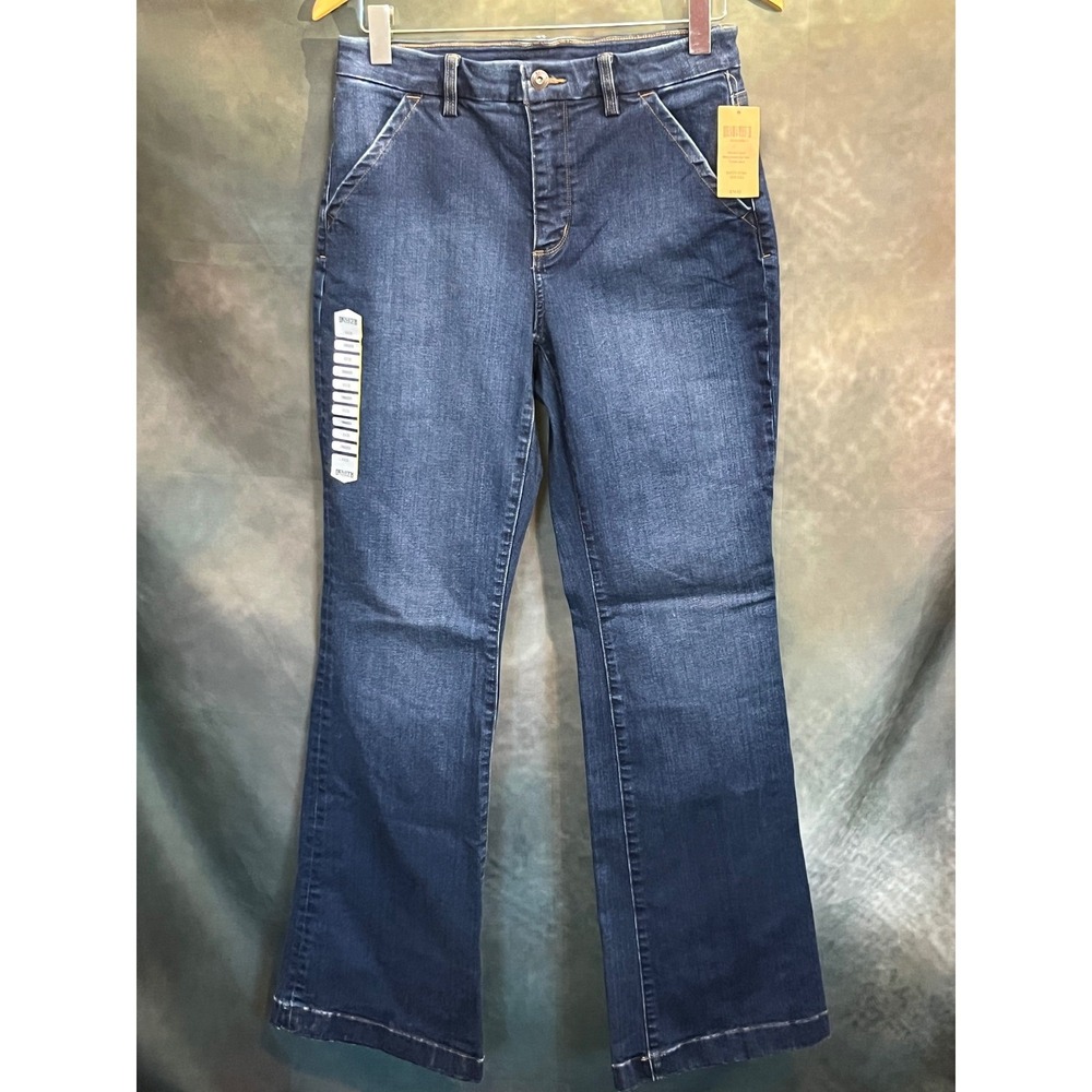 Duluth Trading Company Womens Asset Management High Rise Trouser Jeans Size 6x33